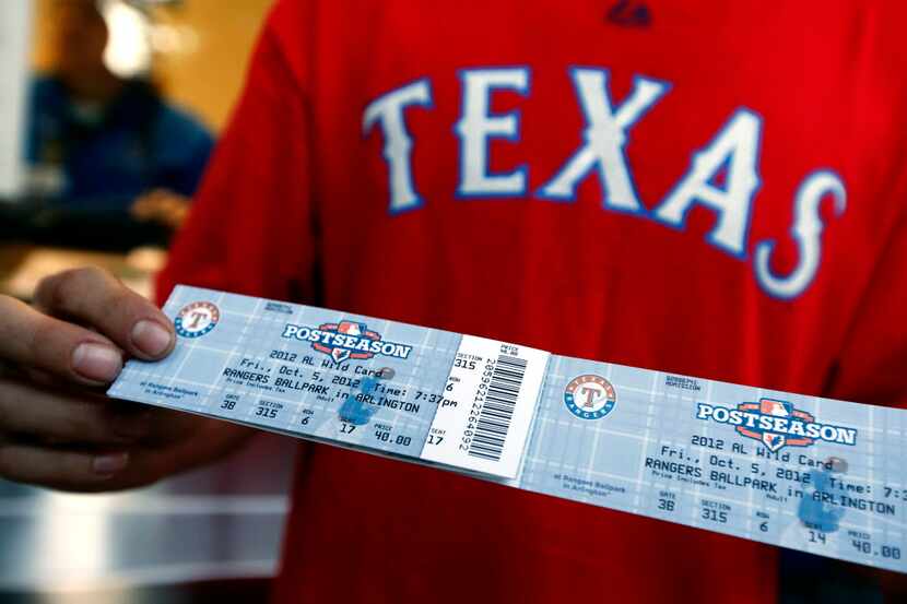 Los boletos para los Texas Rangers se comienzan a vender desde las 9 a.m. de este viernes 1...