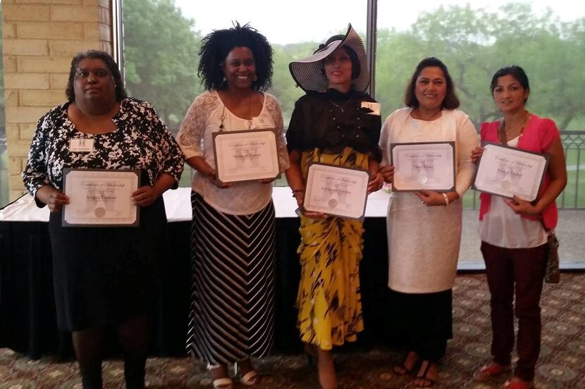 
IIWC scholarship recipients are Angie Turner (left), Melanie Easter, Adrianne Settles,...