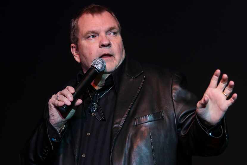 Michael Aday, better known by the stage name Meat Loaf, speaks at the Thomas Jefferson High...