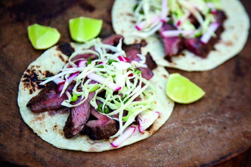 Carne al tequila (sauteed beef flambéed with tequila) 