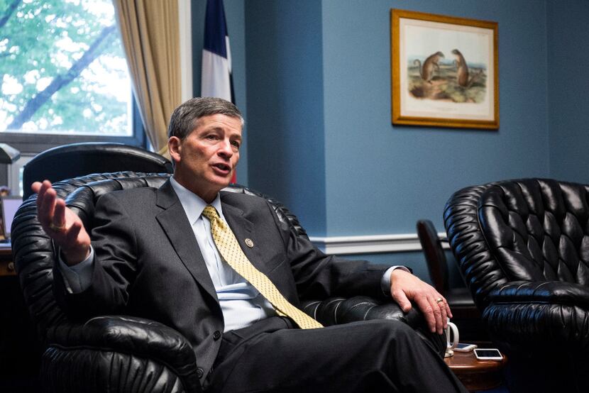 Rep. Jeb Hensarling in an interview in his office in the Rayburn House Office Building on...
