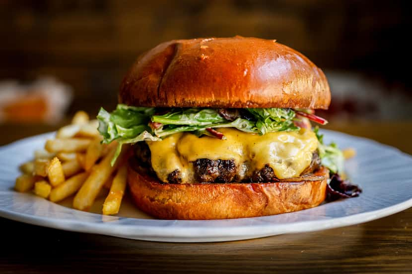 Modest Rogers is a Venezuelan-inflected restaurant. But dang, look at that cheeseburger.