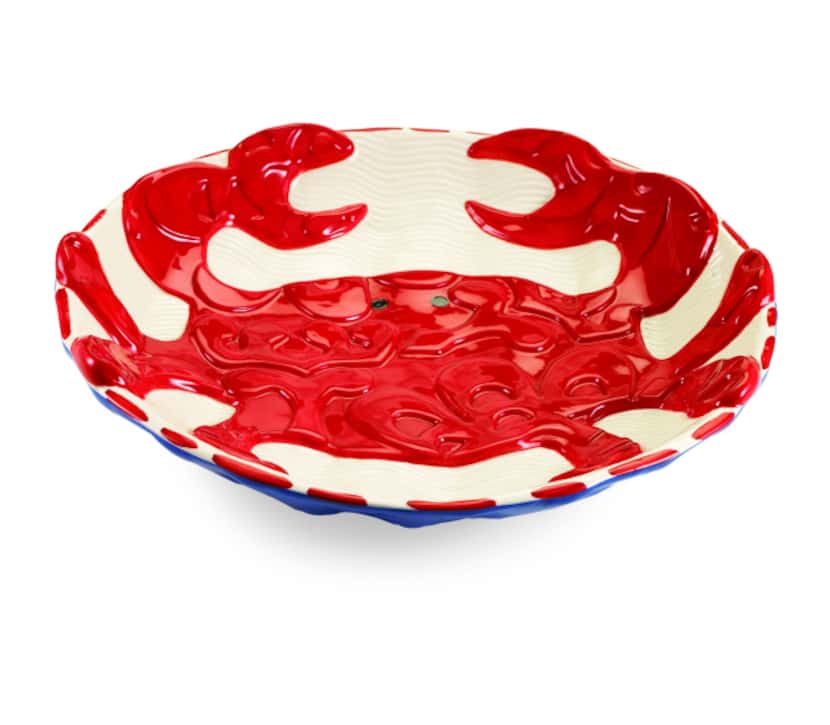 Get crabby: Offer guests appetizers or entree with this 16-inch diameter, ceramic platter...