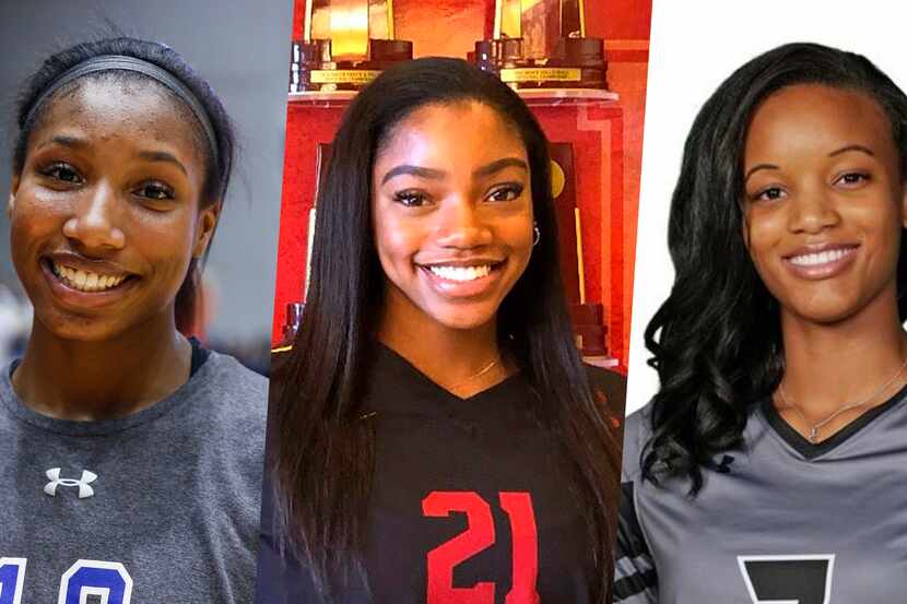 From left to right: Charitie Luper, Tyrah Ariail and Jordyn Williams.