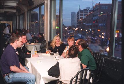 Mi Cocina isn't in the West End anymore. But this 1996 file photo shows it was a popular...
