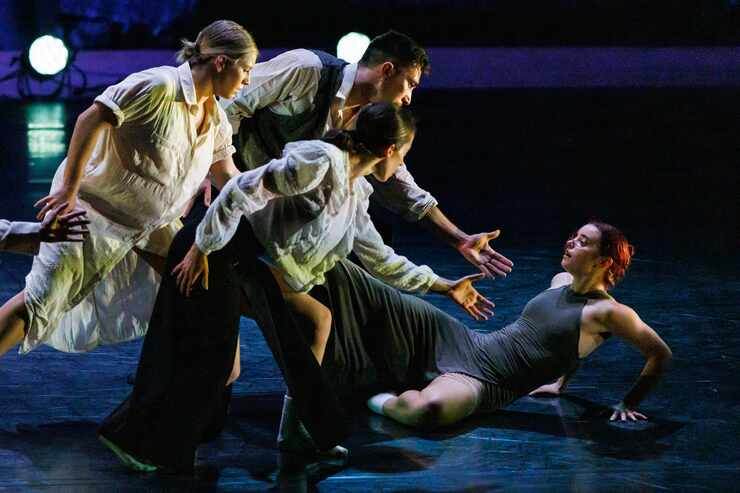 Micaela Taylor's TL Collective performing at the American Dance Festival in North Carolina...