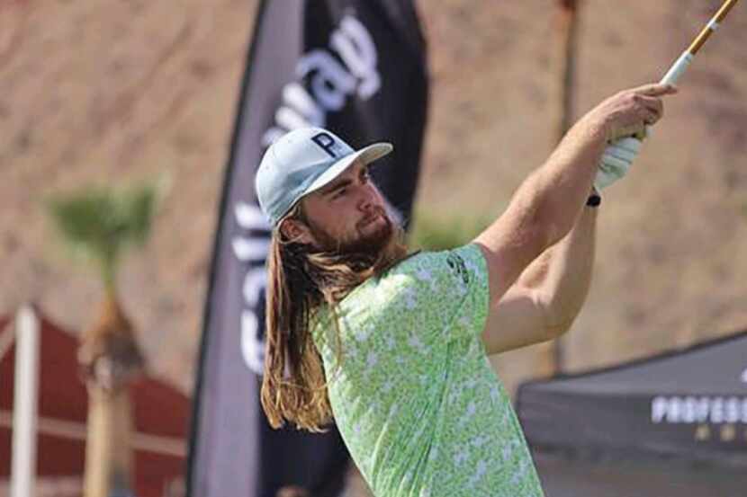 Long-drive golfer Kyle Berkshire.