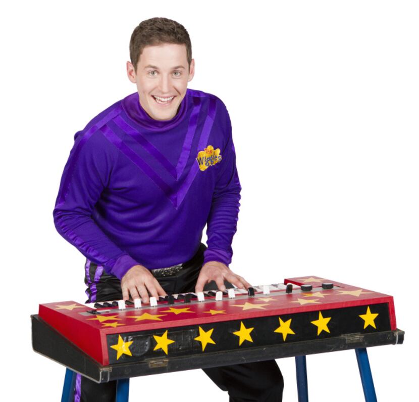 Lachlan Gillespie as Purple Wiggle will perform with the Wiggles at Verizon Theatre in Grand...