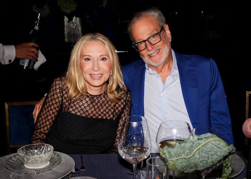 Cindy and Howard Rachofsky at a dinner by Thomas Keller, one of the events leading up to...