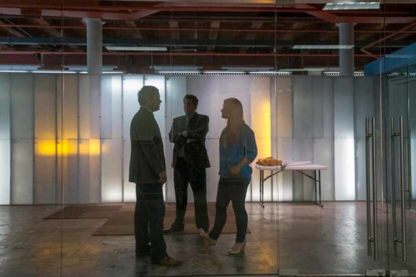 
Dallas Entrepreneur Center  co-founders Trey Bowles (left), Jeremy Vickers and Jennifer...