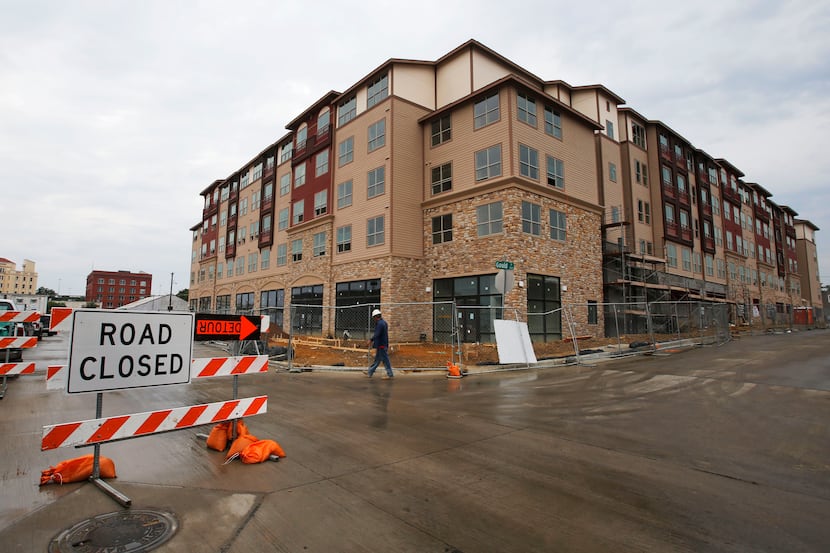 Apartments on South Akard street are among the new projects developer Jack Matthews has in...