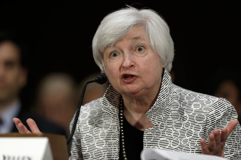 WASHINGTON, DC - JULY 15:  Federal Reserve Board Chairwoman Janet Yellen testifies before...