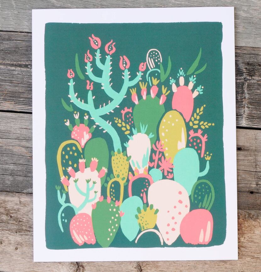 Prickly Pear Print from Idlewild Co., The Gypsy Wagon, $22
