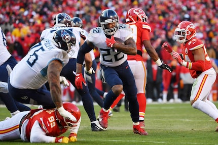 El corredor de los Titans de Tennessee, Derrick Henry, es una verdadera locomotora casi...