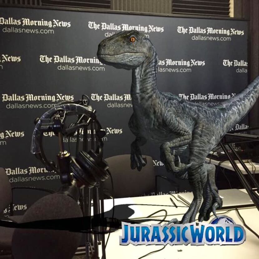 Road test: A Raptor invades the Mixed Media studio via the Jurassic World Mobile MovieMaker app