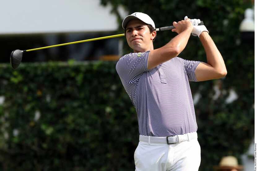 Álvaro Ortiz participará del campeonato de la PGA, Byron Nelson, en mayo en Dallas.  Foto...