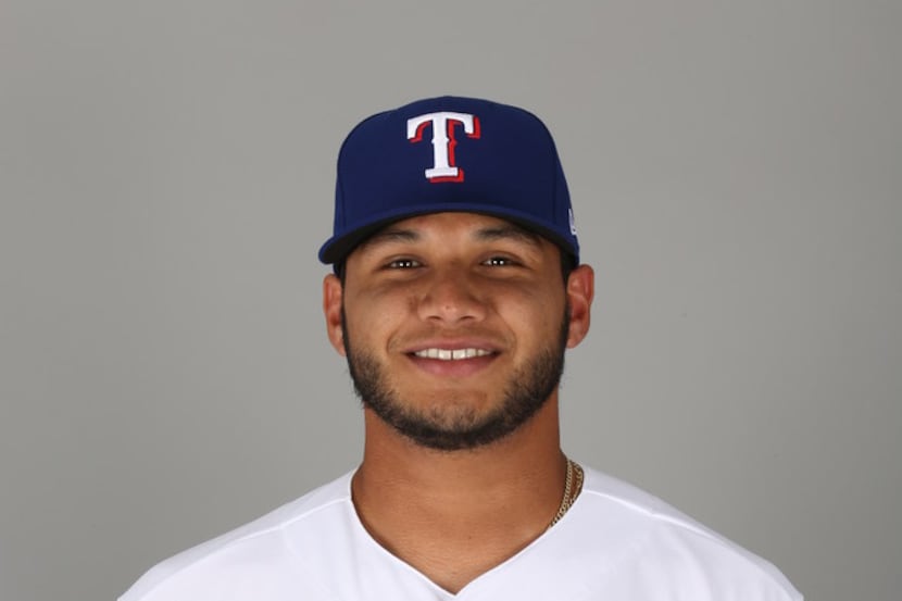Texas Rangers prospect Edgar Arredondo. Headshot. Mugshot. (Courtesy/Texas Rangers)