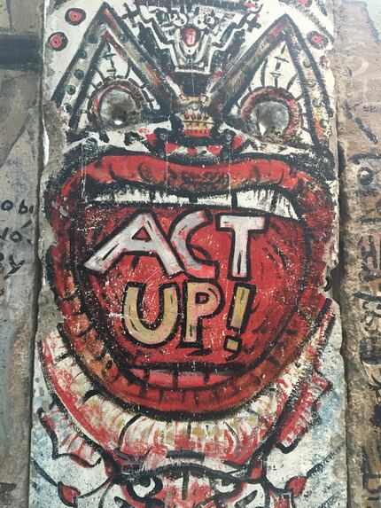 The Berlin Wall Gallery at the Newseum in Washington, D.C., includes pieces of the fallen...