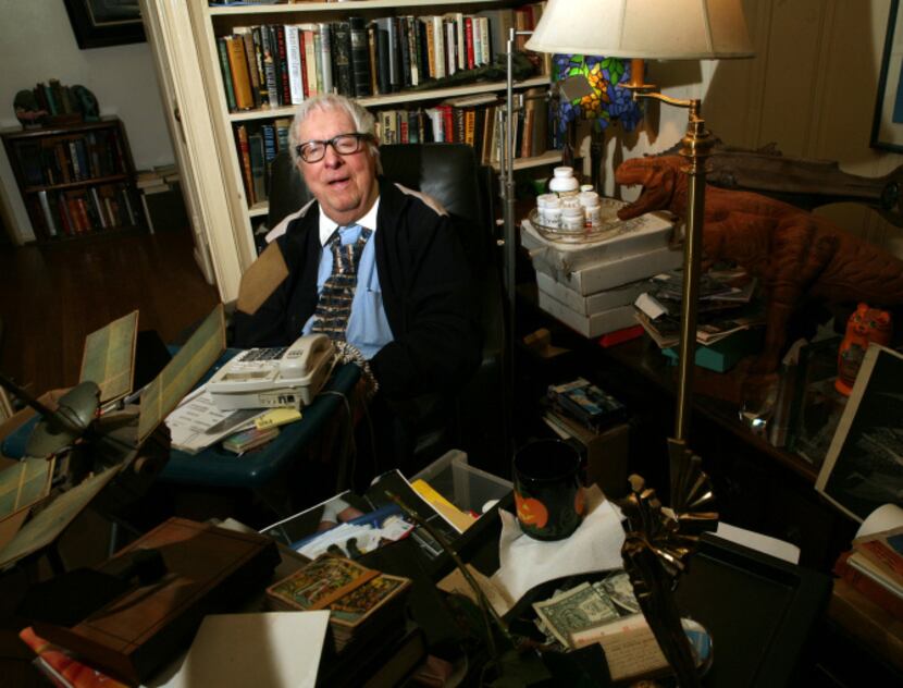 Ray Bradbury at his home in Los Angeles on Tuesday, August 14, 2007.