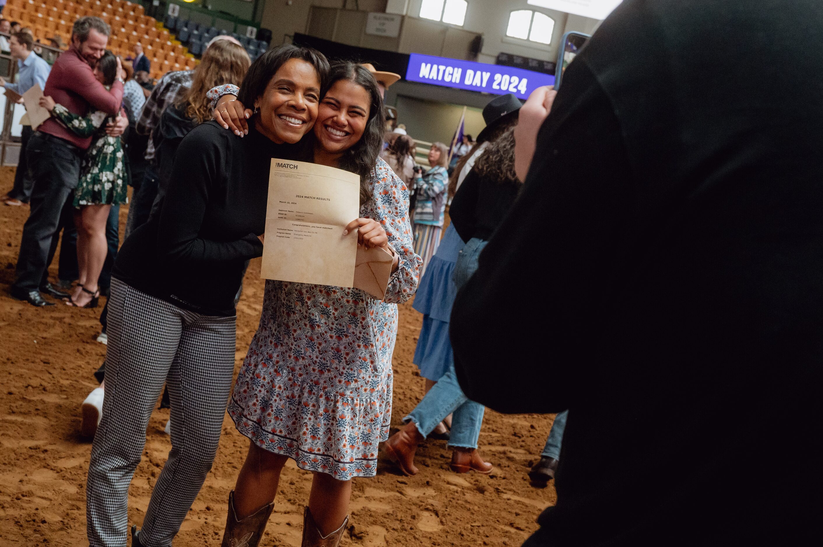  Left to right, Ina Braniff, and her daughter, Rebecca Sobolewski, a medical student at the...