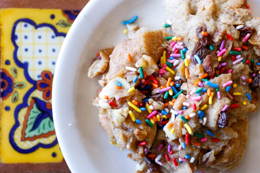 Capirotada is the most traditional Mexican Lenten dessert made with bread and piloncillo.