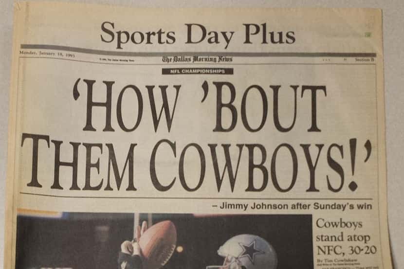 1-18-1993 Sports "Plus" Front, The Dallas Morning News