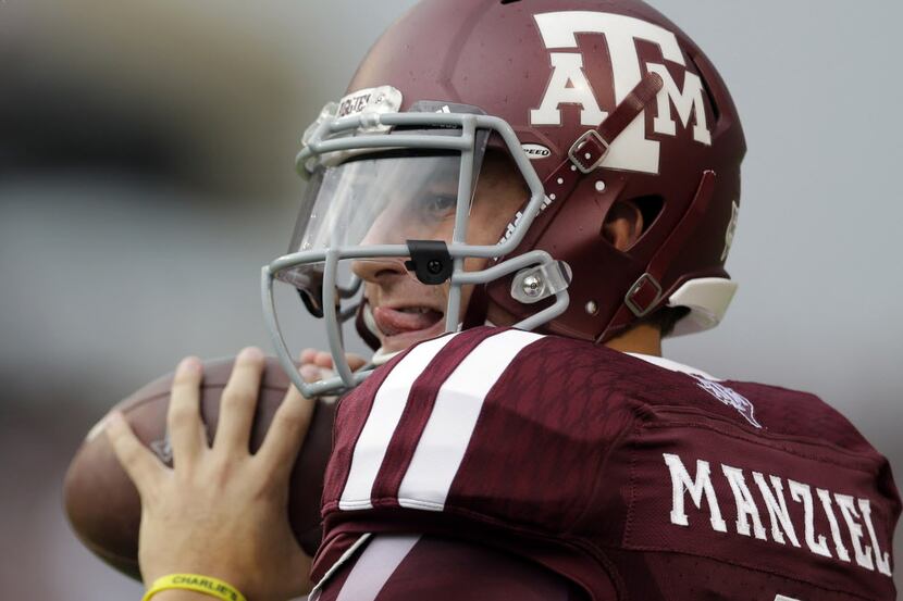 Former Texas A&M quarterback Johnny Manziel: (AP Photo/David J. Phillip, File)