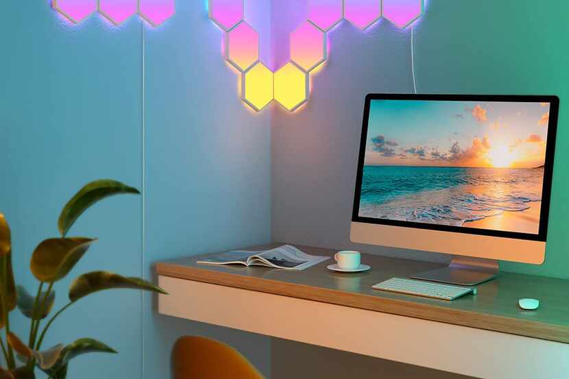 The Govee Glide Hexa Light Panels would work great in a dorm room.