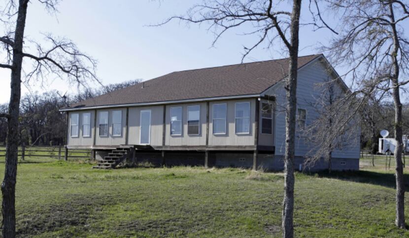 This is the backside of the lakeside home of Jeffrey Allan Maxwell located near the town of...