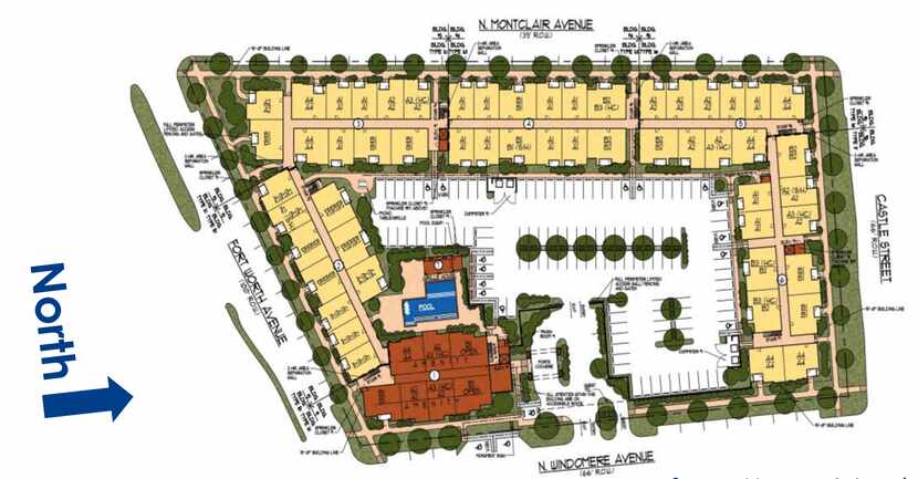 The Villas at Western Hills apartments would be built on Fort Worth Avenue