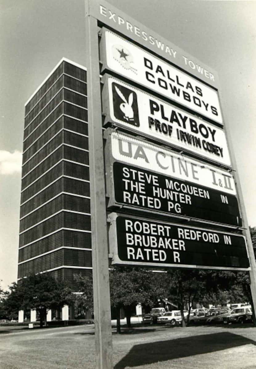 The Dallas Playboy Club at Express Tower beside Central Expressway on May 11, 1982. The...