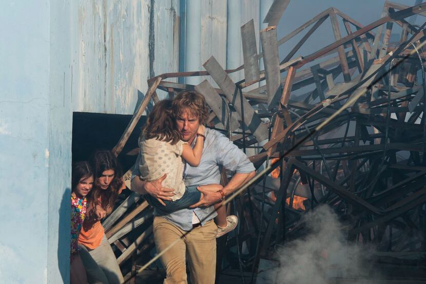 Owen Wilson and Lake Bell star in "No Escape." 