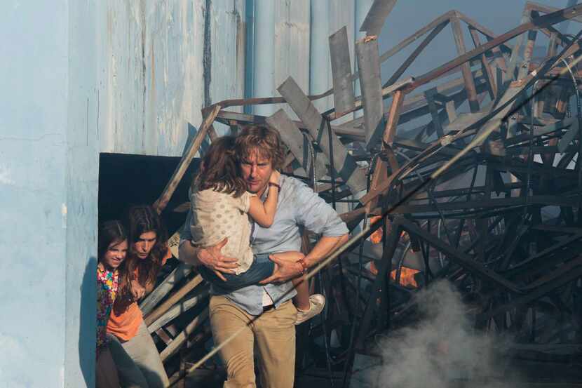 Owen Wilson and Lake Bell star in "No Escape." 