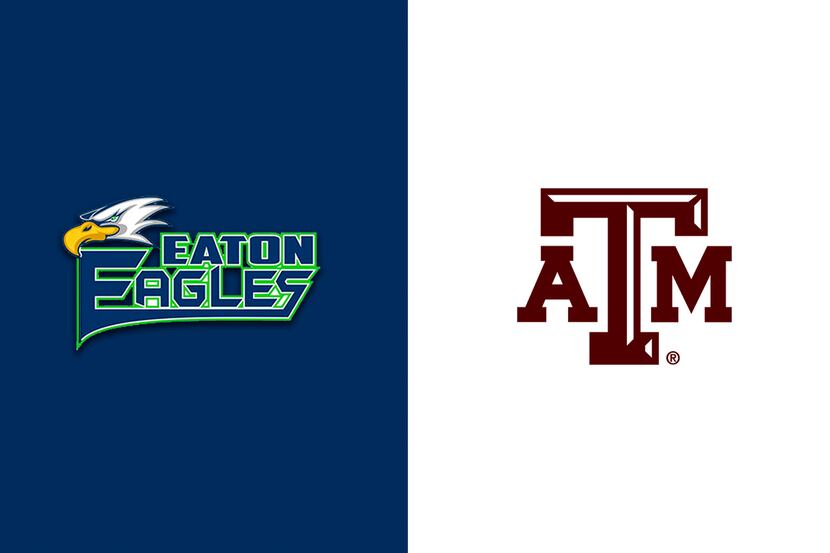 Logos for Northwest Eaton and Texas A&M.