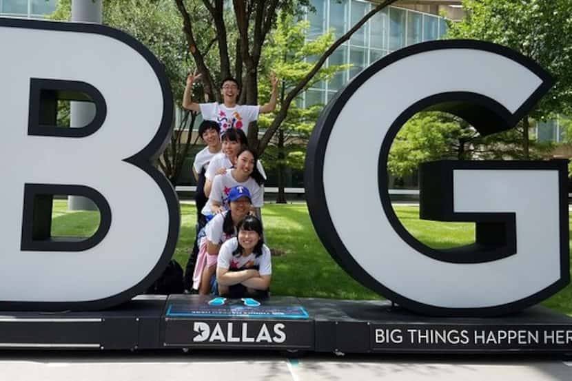 Six students from Sendai visit Dallas as part of the 2017 Dallas-Sendai Young Ambassadors...