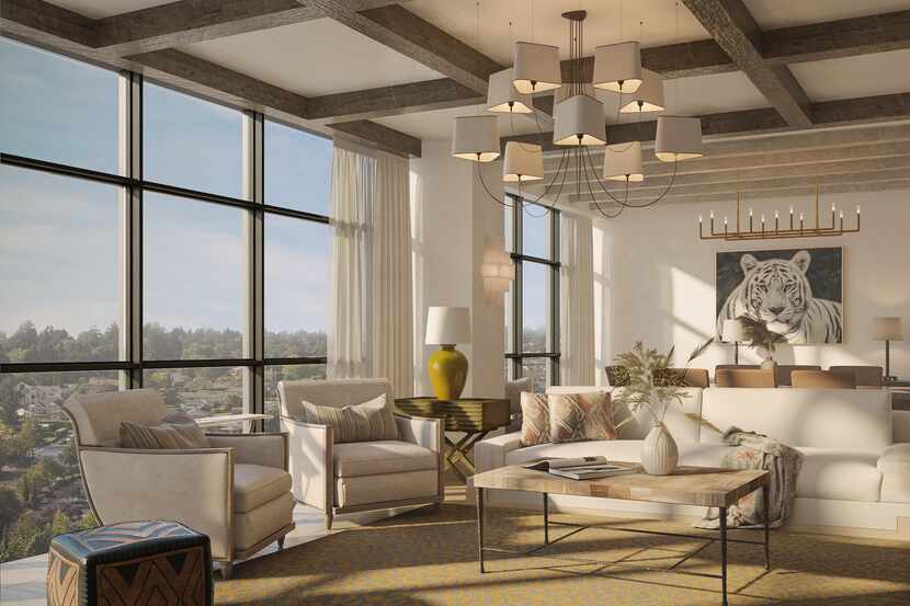The Goodnight Suite at Fort Worth's newest luxury hotel, Bowie House, will go for $6,000 a...