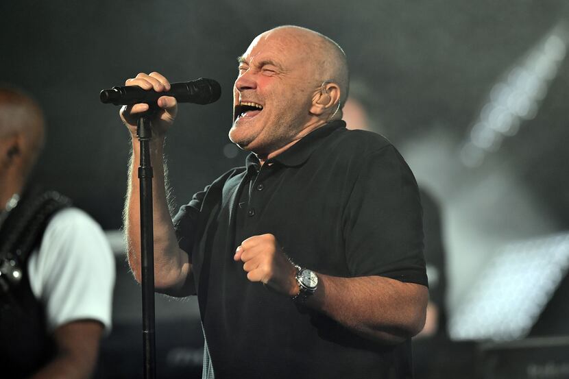Phil Collins performs in Dallas.