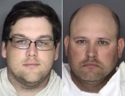 Ex-Chief Gavin Satterfield (left) and former Assistant Chief Billy Getzendaner were accused...