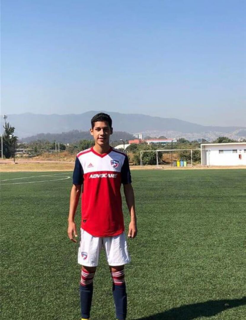 Kevin Rosas llegó en marzo a la academia del FC Dallas.