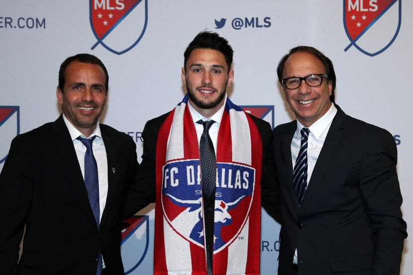 Timo Pitter, age 23, selected by FC Dallas in the MLS draft. He's a left footed German-born...