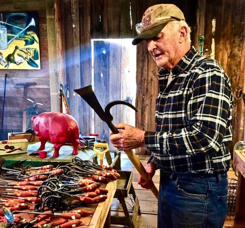Former advertising executive Bob Denman only partially retired. He became a blacksmith and...