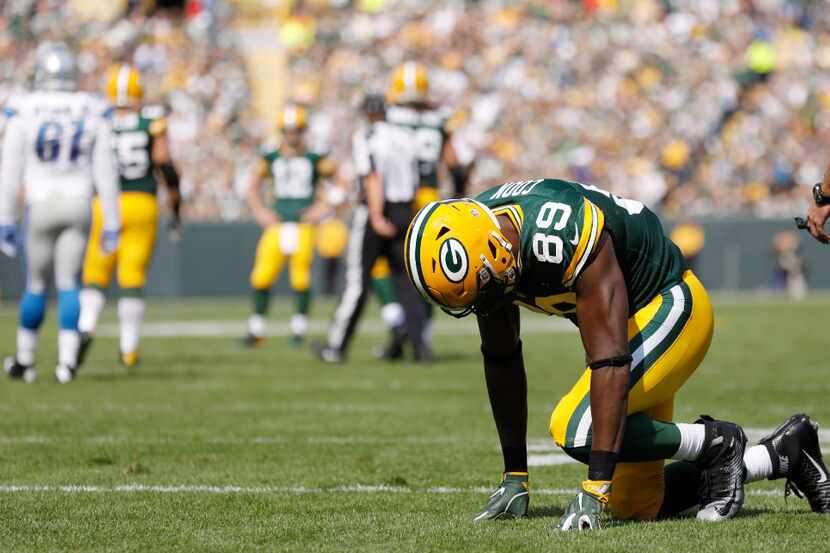 Green Bay Packers tight end Jared Cook may be second-guessing his fast-food order after his...