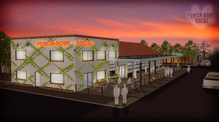 An artist's rendering of the now-closed Fort Worth location