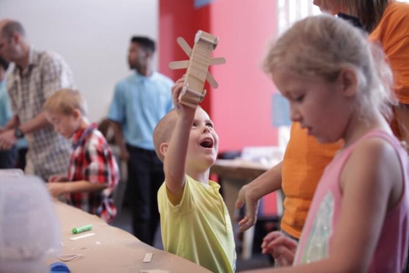 
The hands-on “Build It Garage” exhibit continues through Aug. 17 at the Perot Museum of...