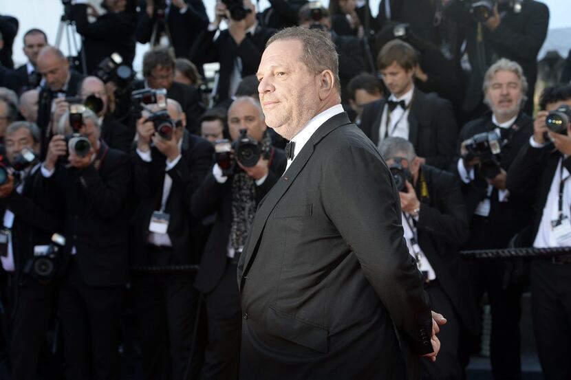 Harvey Weinstein arrives for a screening at the Cannes Film Festival in Cannes. 