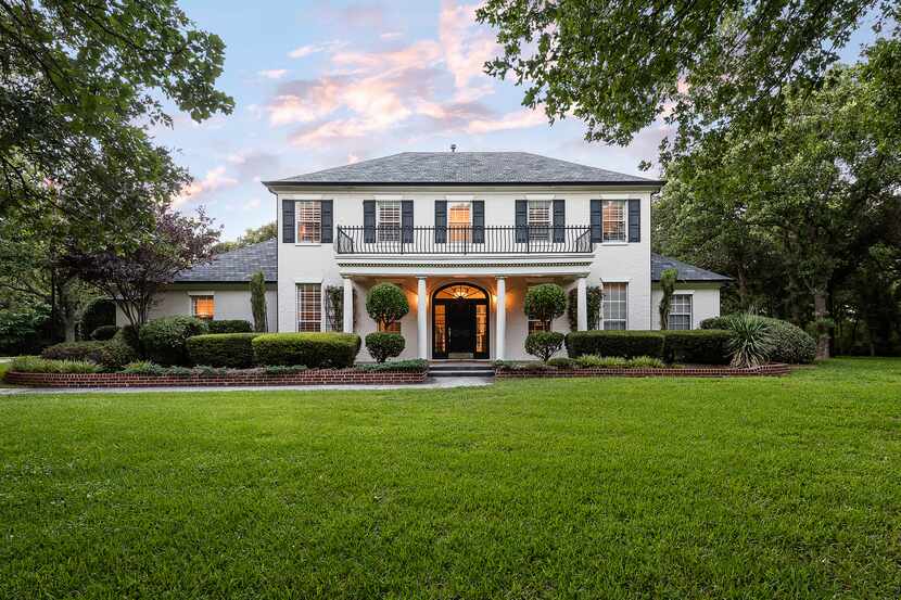 Tour the Georgian-style custom at 8606 Baltusrol Drive in Flower Mound from 1 to 4 p.m. on...