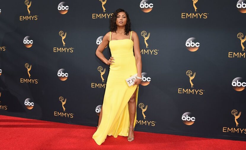 Outstanding lead actress in a drama series "Empire" nominee Taraji P. Henson arrives for the...