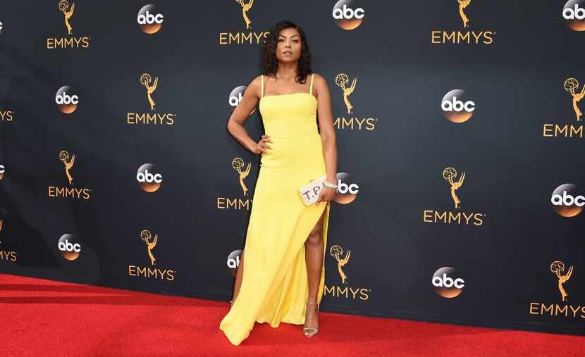 Outstanding lead actress in a drama series "Empire" nominee Taraji P. Henson arrives for the...