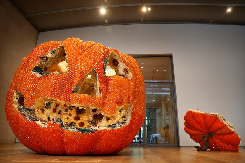 Artist Kathleen Ryan’s, 'Jackie,' 2021 at the Nasher Sculpture Center.