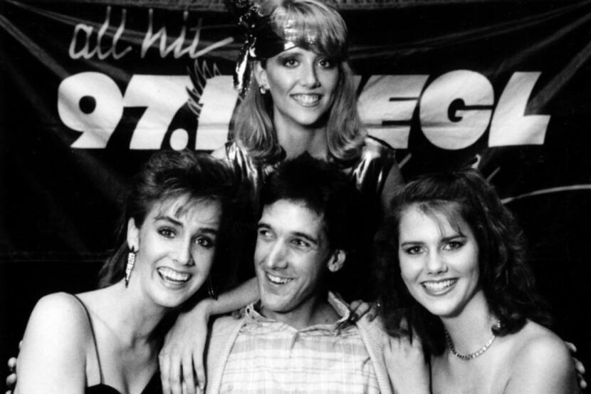 Kidd Kraddick’s Teen Model Search winners in 1985 were Mary Blue (left), Shannon Bickle and...